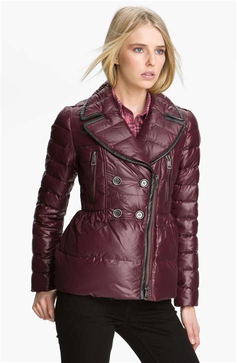 burberry crop puffer|Burberry brit puffer coat.